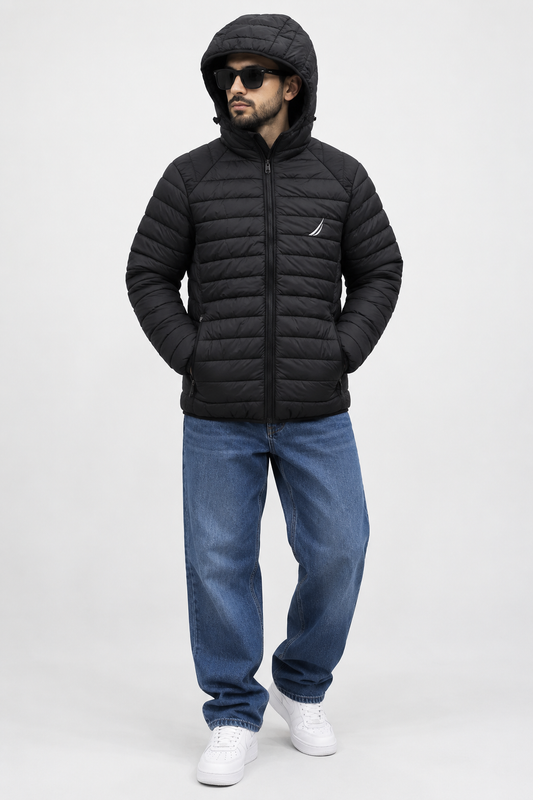 MEN`S PUFFER HOODIE JACKET