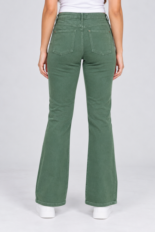 WOMEN CORD FLARE PANT