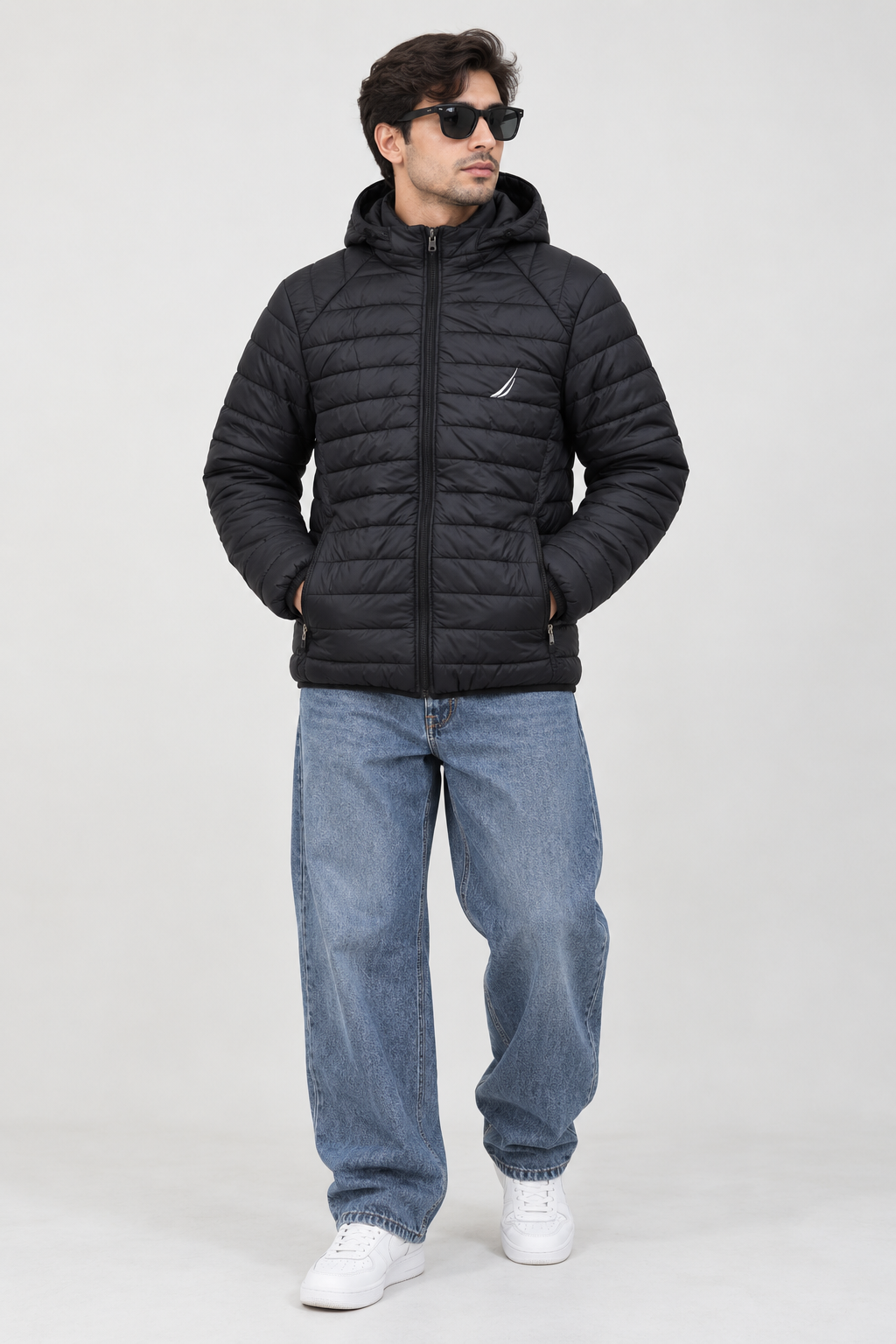 MEN`S PUFFER HOODIE JACKET