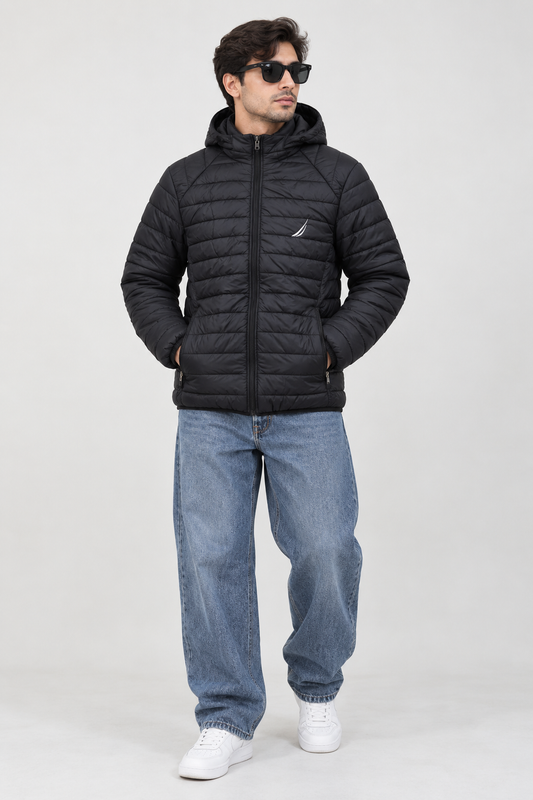 MEN`S PUFFER HOODIE JACKET