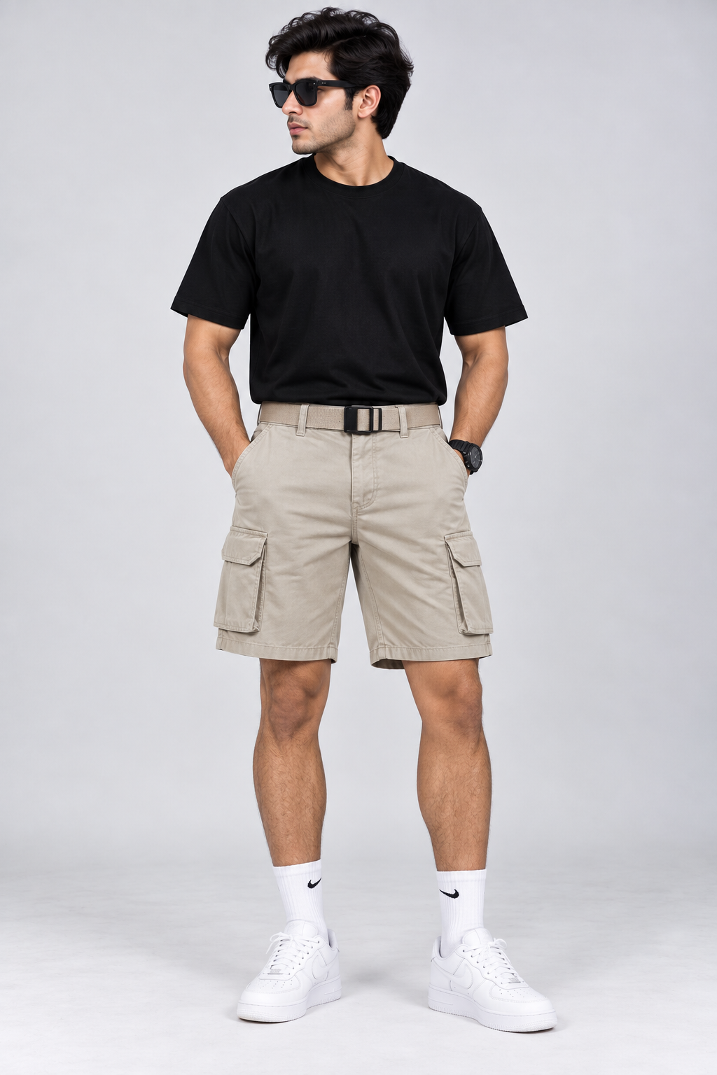 MEN`S CARGO COTTON SHORT
