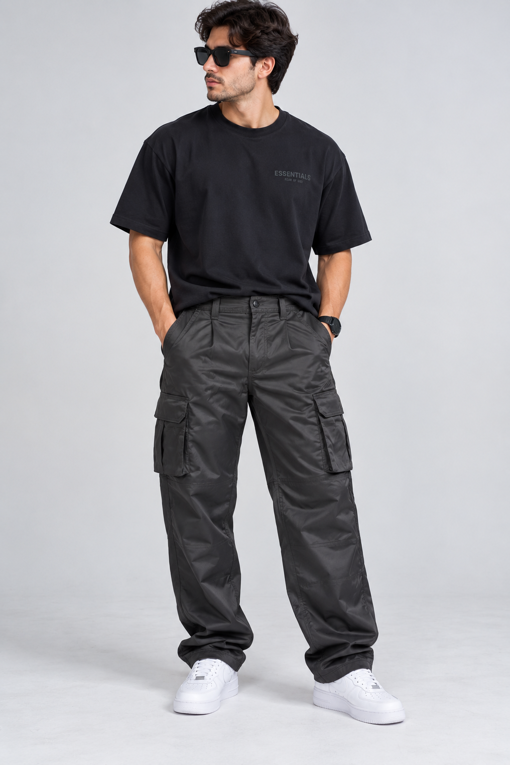 MEN`S STRAIGHT FIT CARGO TROUSER