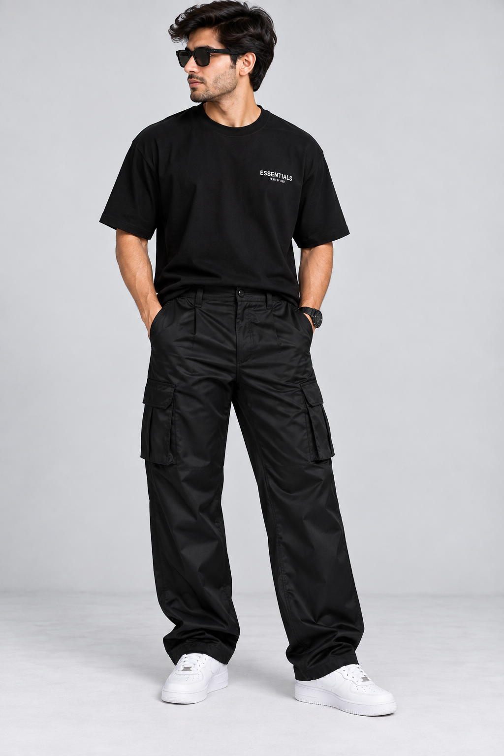 MEN`S STRAIGHT FIT CARGO TROUSER