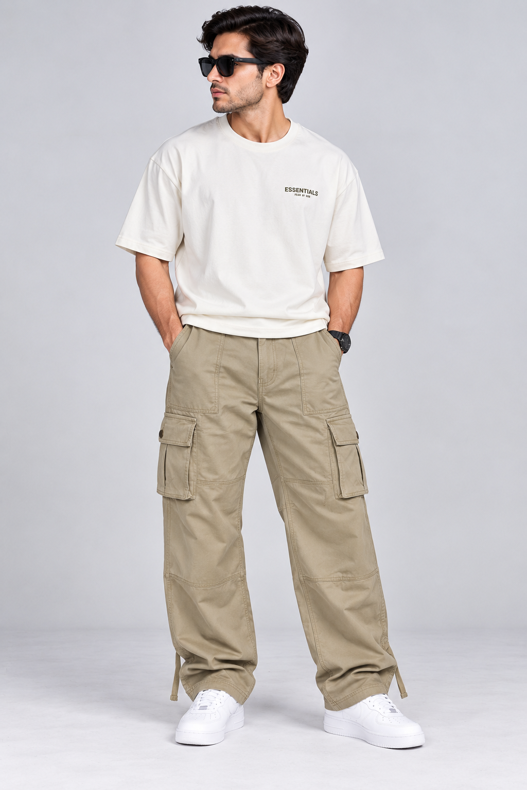 MEN`S LOOSE FIT CARGO TROUSER