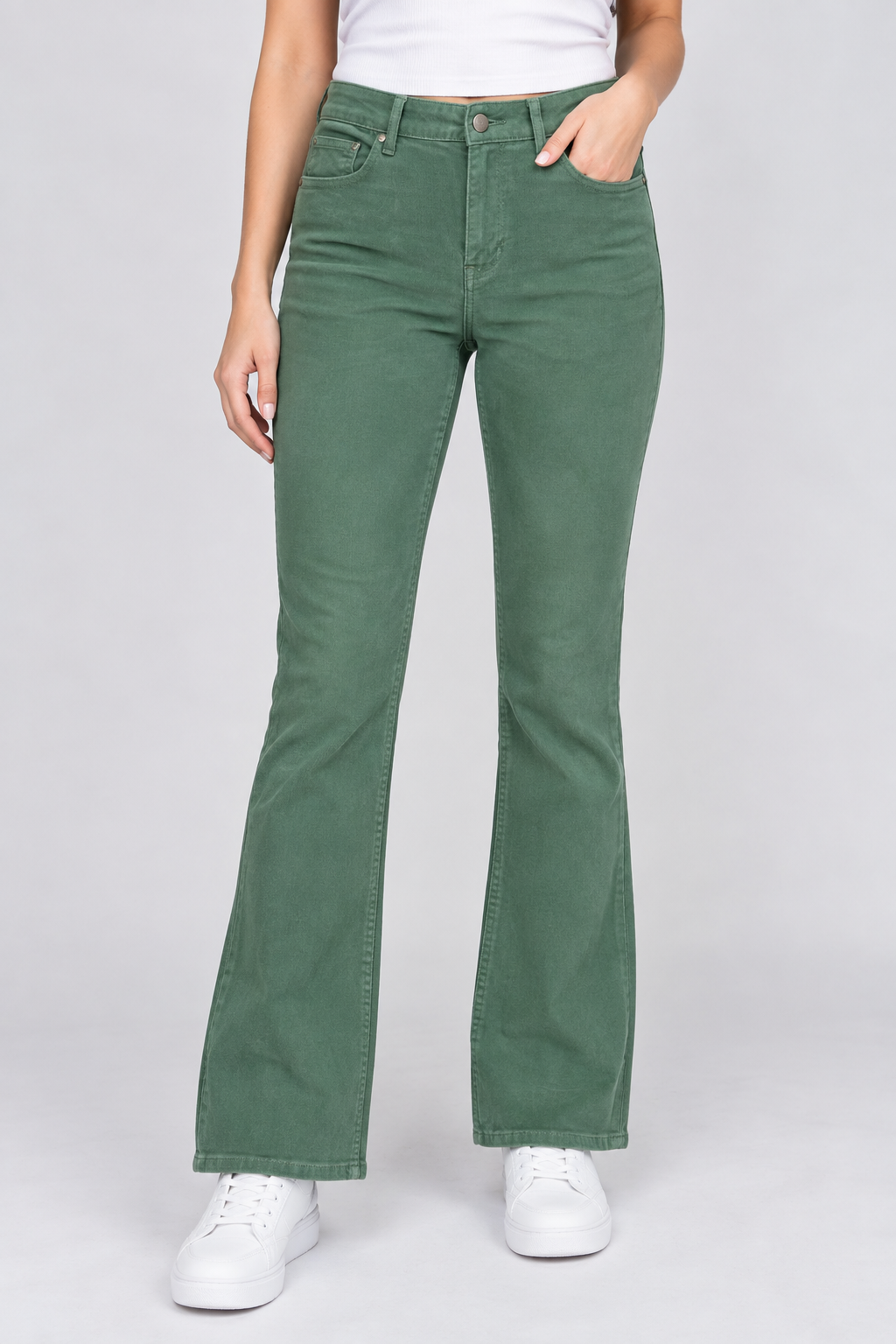 WOMEN CORD FLARE PANT